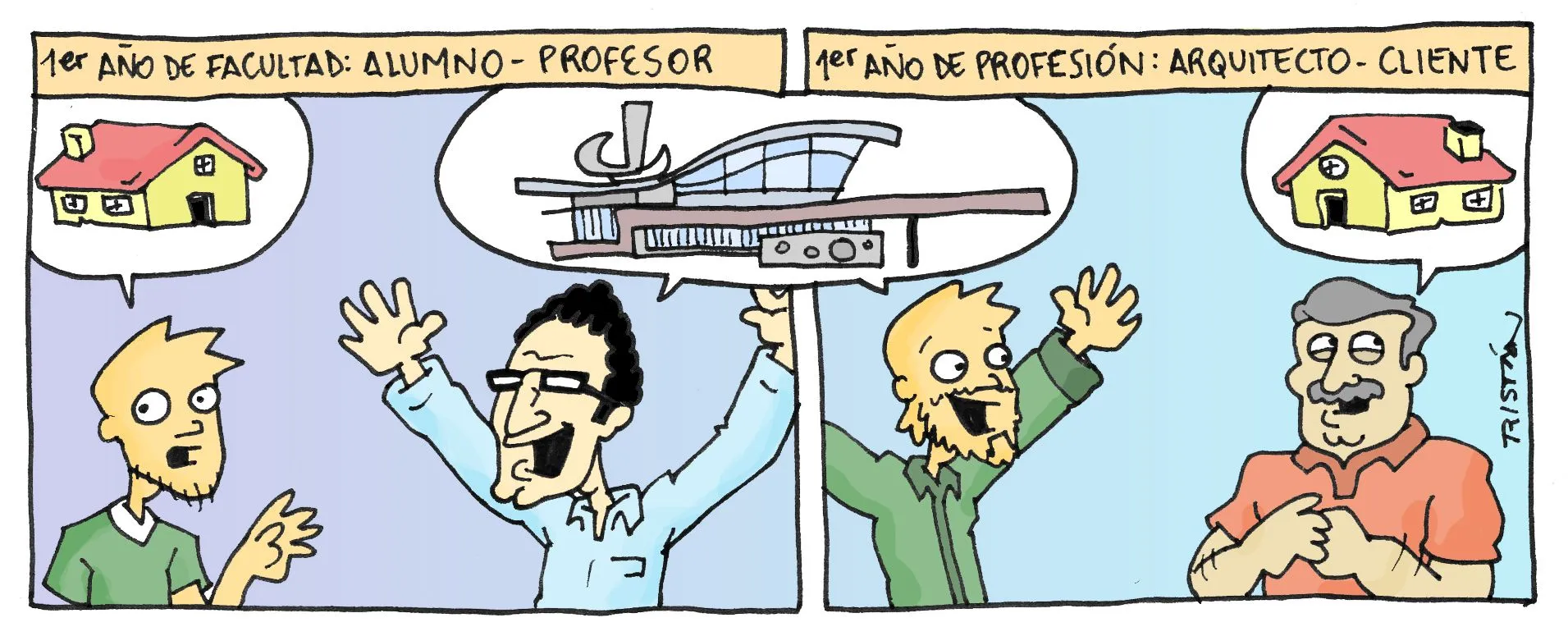El estudiante de arquitectura a través de 15 tiras cómicas ... El estudiante de arquitectura a través de 15 tiras cómicas ...