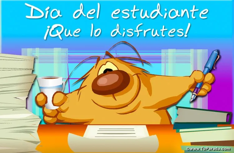 Día del estudiante, Día del estudiante, tarjetas