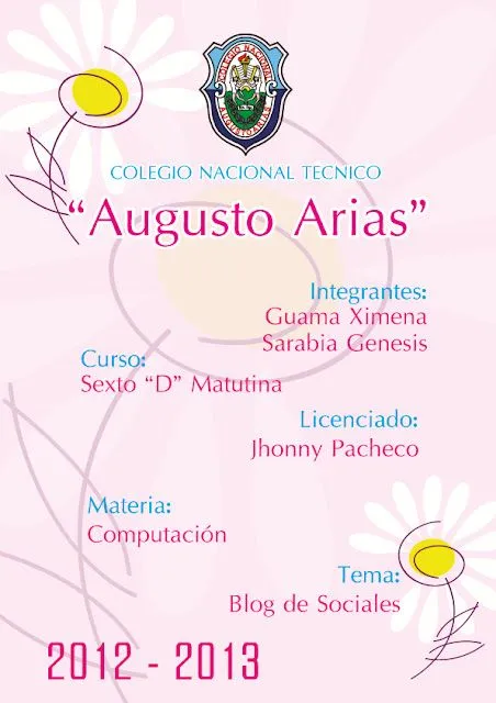 estudios sociales: CARATULA