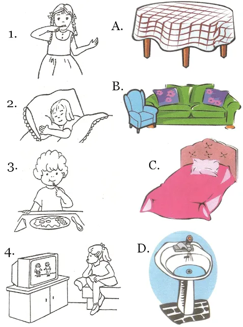 Dibujo y partes de la casa - Imagui