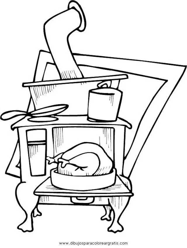 estufas para colorear Colouring Pages