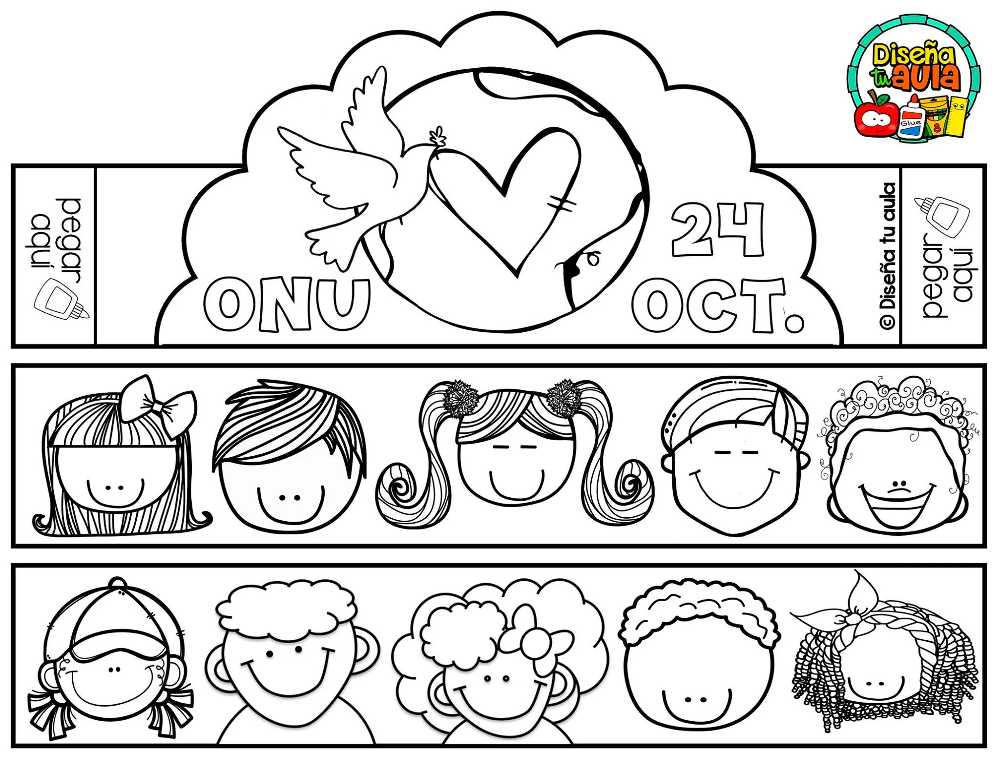 Estupendas actividades para trabajar en el día de la ONU 24 de octubre | Material Educativo Estupendas actividades para trabajar en el día de la ONU 24 de octubre | Material Educativo
