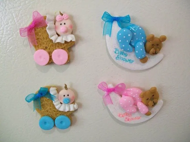 Estupendas variedades de distintivos para baby shower