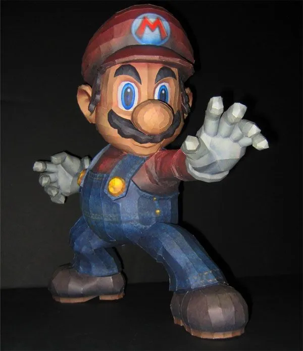 Estupendo recortable de Mario