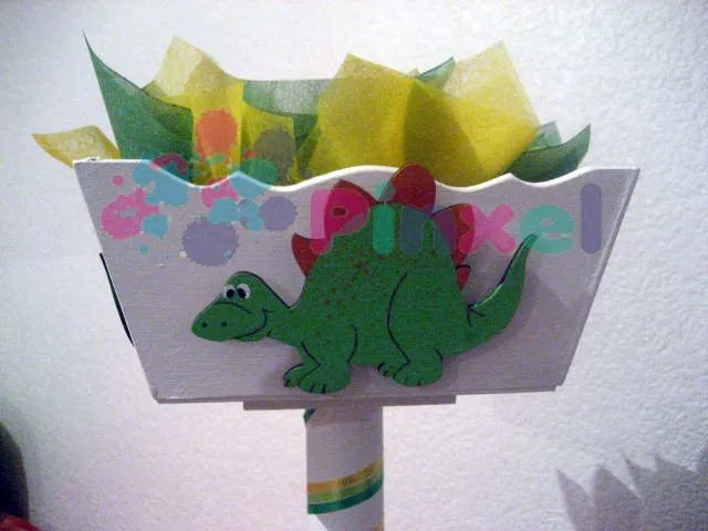 Etiquetas Banderillas Centro Mesa Dinosaurios Dulces Pictures