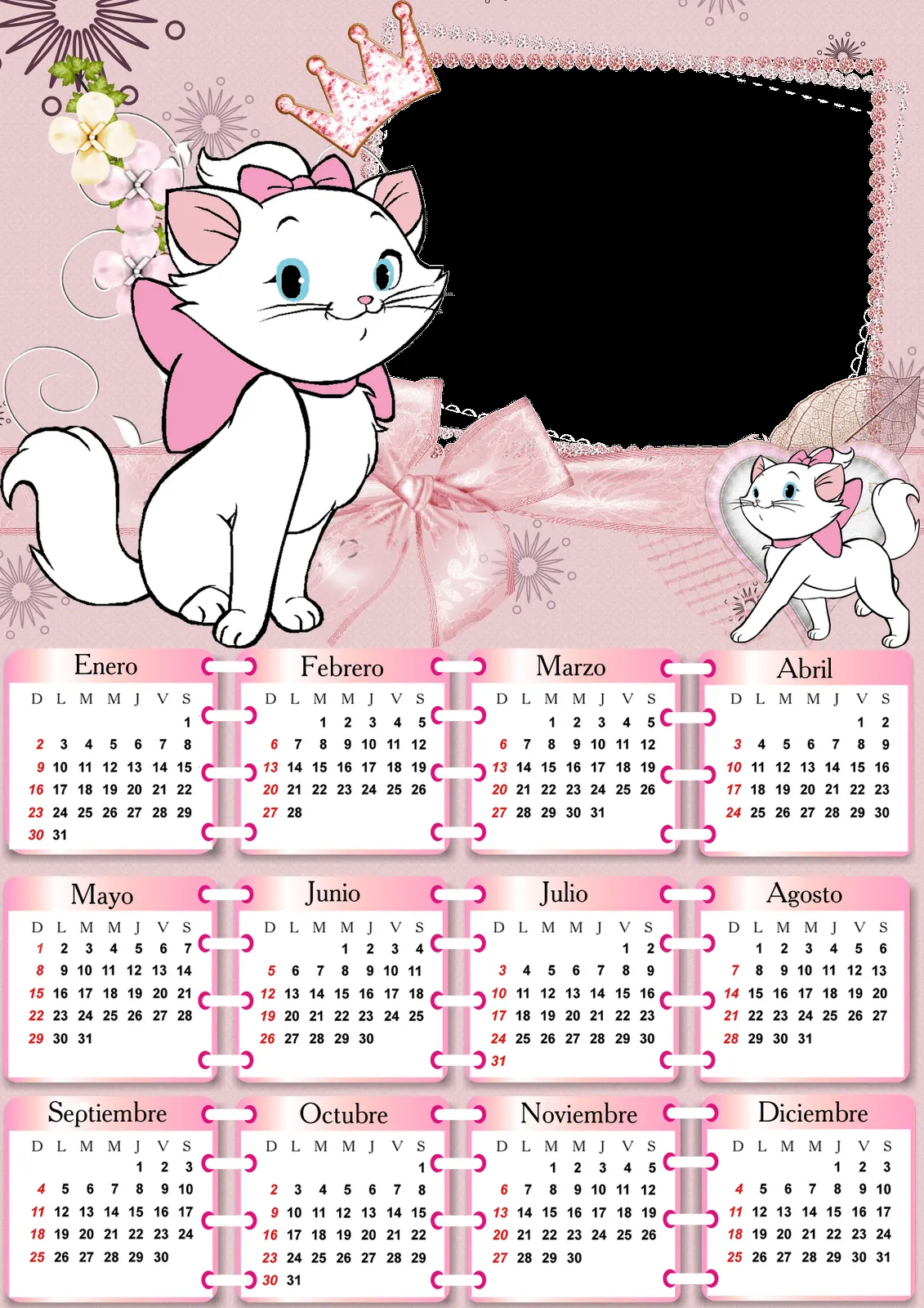 La Casita de Caro??: Lindo Calendario 2011