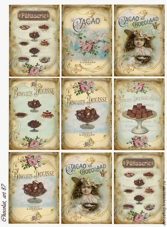 Etiquetas de Chocolates estilo Vintage para Imprimir Gratis ... Etiquetas de Chocolates estilo Vintage para Imprimir Gratis ...