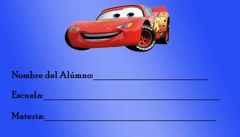 Etiquetas para cuadernos escolares de Cars - Imagui Etiquetas para cuadernos escolares de Cars - Imagui