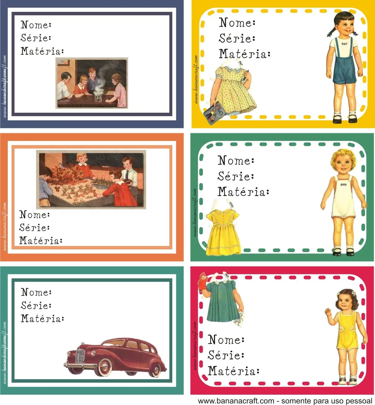 Etiquetas escolares personalizadas para imprimir - 8 fotos e imágenes ...