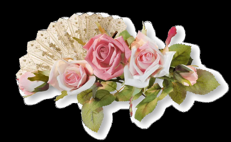 etiquetas florales png