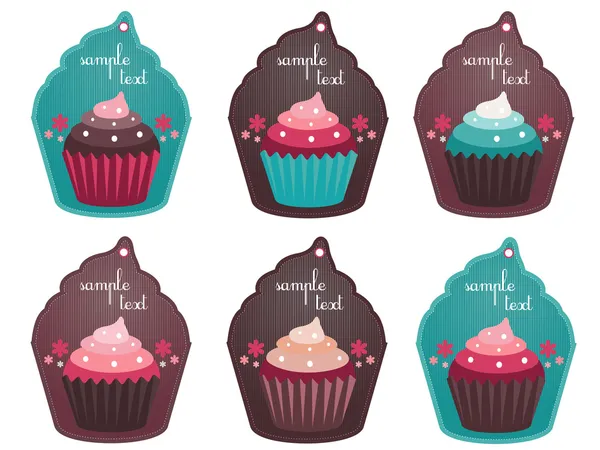 Etiquetas de la Magdalena — Vector stock © hollymolly #3484269 Etiquetas de la Magdalena — Vector stock © hollymolly #3484269