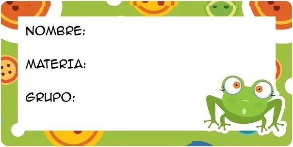 Etiquetas para marcar cuadernos y libros | Printable | Pinterest ... Etiquetas para marcar cuadernos y libros | Printable | Pinterest ...