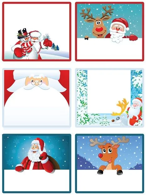 Imprime tus etiquetas de Navidad gratis para los regalos Imprime tus etiquetas de Navidad gratis para los regalos