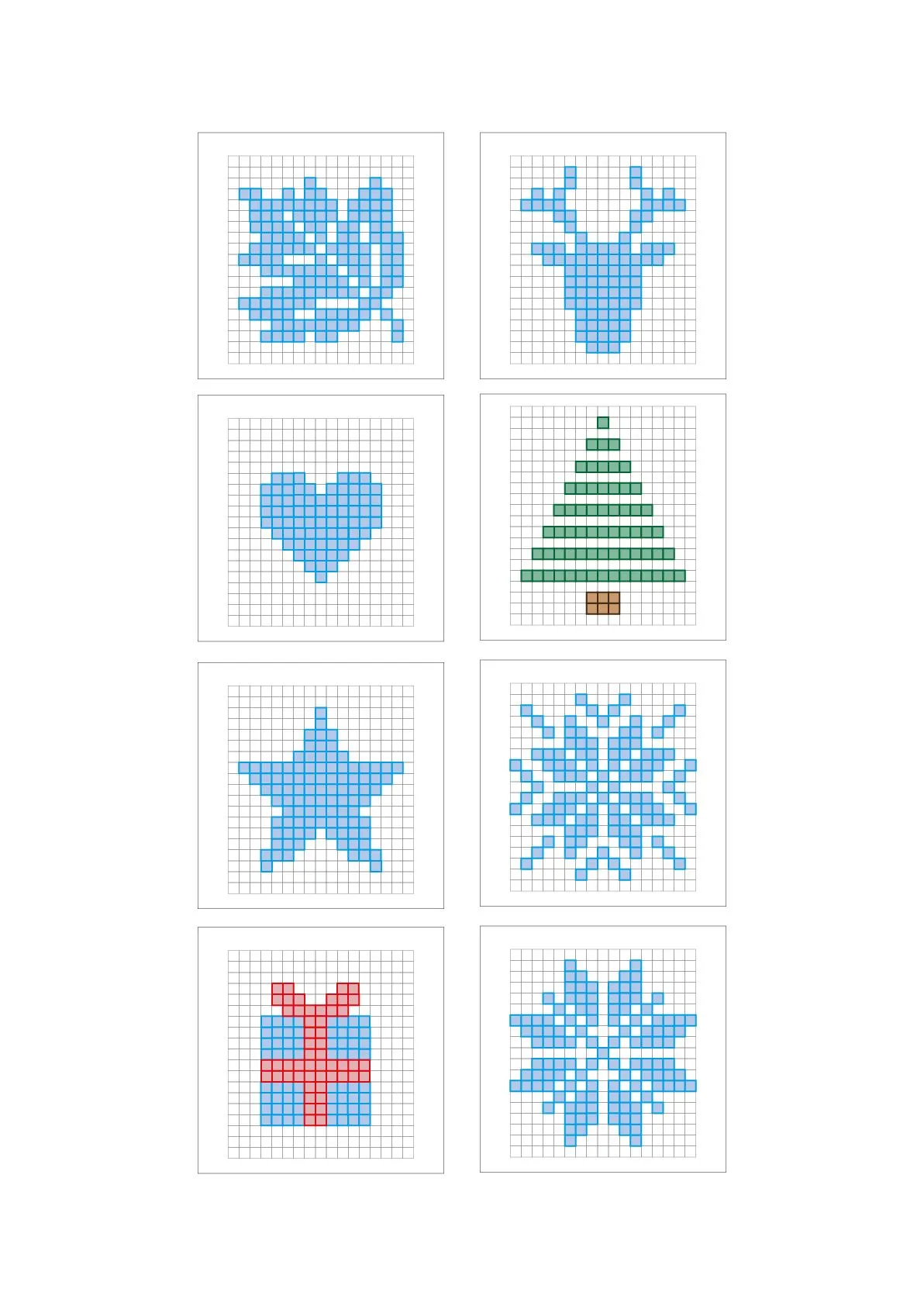 Etiquetas de navidad en punto de cruz - Dibujos de Colores Etiquetas de navidad en punto de cruz - Dibujos de Colores