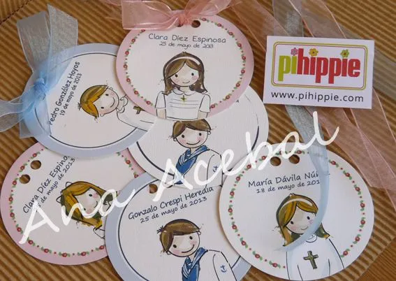 Etiquetas personalizadas para primera comunión - Imagui