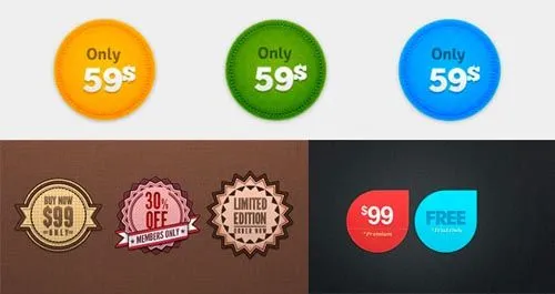 Etiquetas para precios en PSD | Interlinkeo