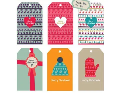 Etiquetas para regalos ‹ Descargables Gratis para Imprimir: Paper ...