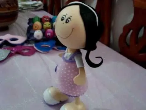 CENTRO DE MESA ESPERANDO UN BEBE - YouTube