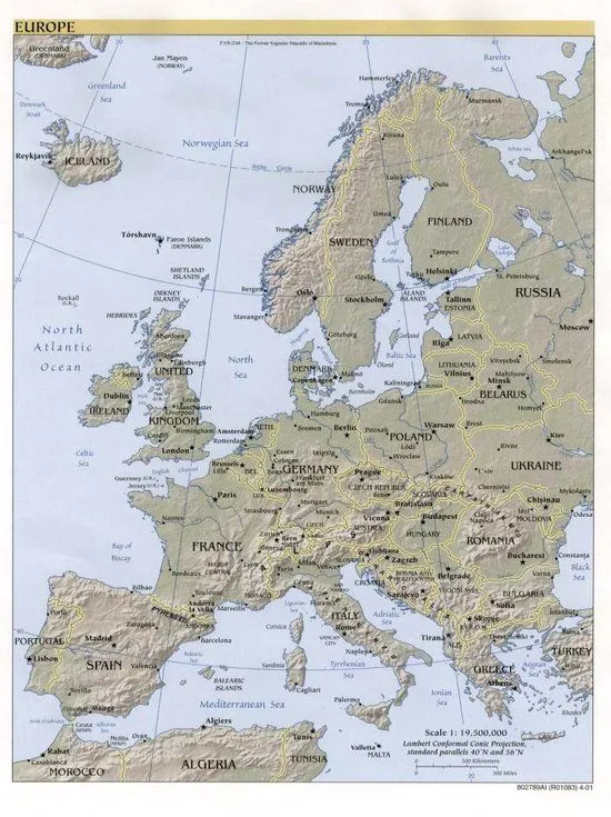 Europa (continente). Artículo de la Enciclopedia. Europa (continente). Artículo de la Enciclopedia.