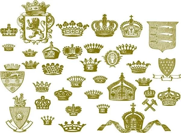 Europa corona la serie de vectores Vector misceláneos - vectores ...