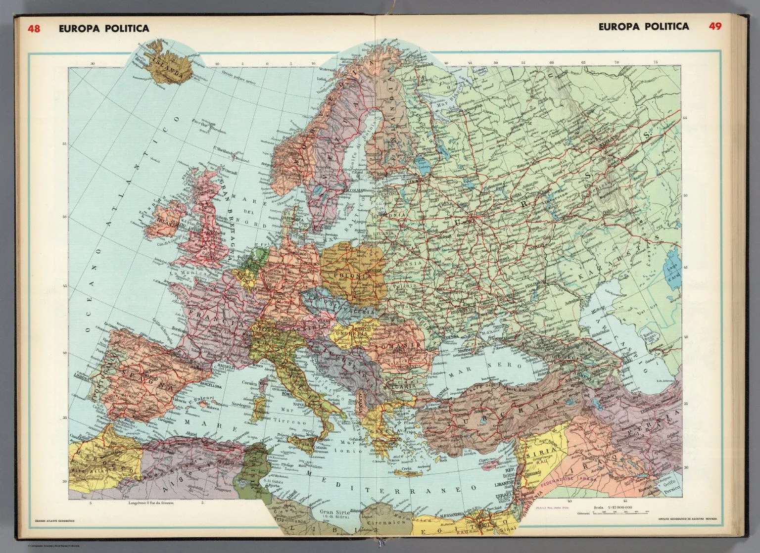 Europa Politica. - David Rumsey Historical Map Collection Europa Politica. - David Rumsey Historical Map Collection