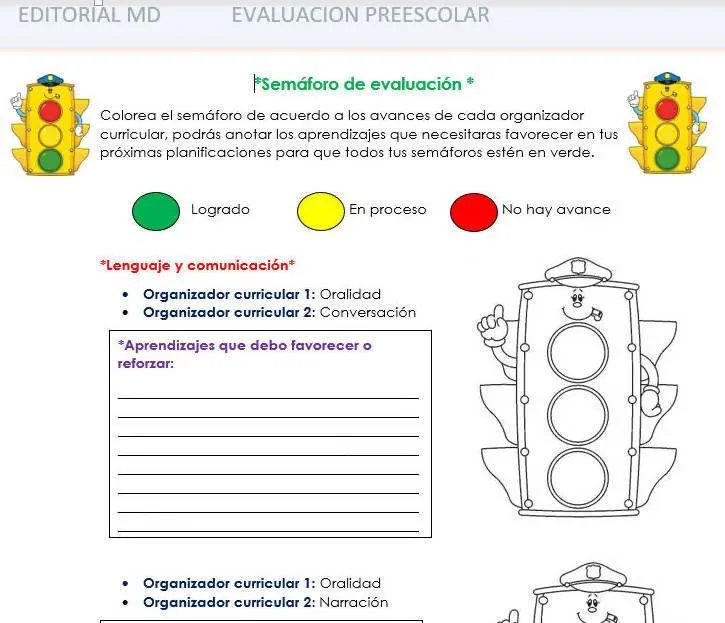Evaluacion Intermedia en Preescolar ( Para los Tres Grados) por Editorial MD – Maesdi Evaluacion Intermedia en Preescolar ( Para los Tres Grados) por Editorial MD – Maesdi
