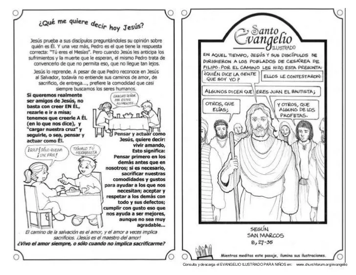 Evangelio Ilustrado, 24º T.O., 16 septiembre