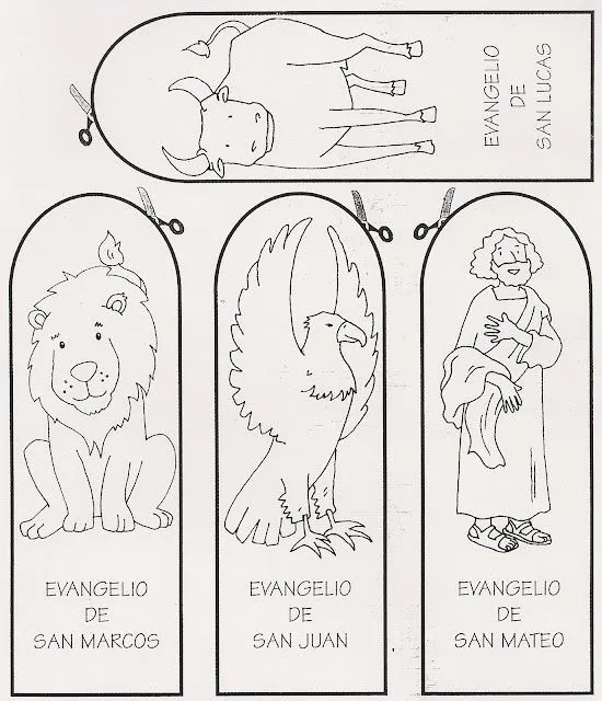 Evangelistas para niños - Imagui