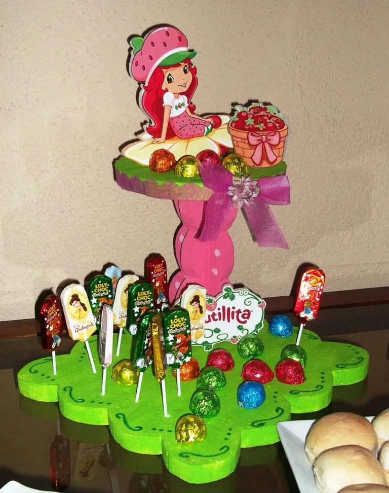 Eventos para tu Bebé: Chupeteras, Centros de Mesa Frutillita