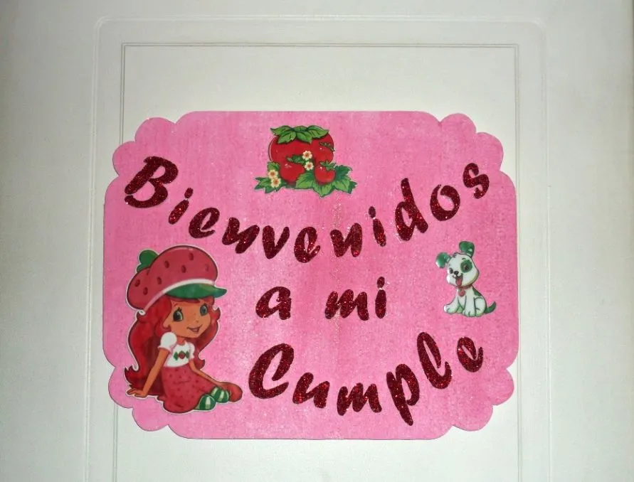 Eventos para tu Bebé: Letrero Frutillita