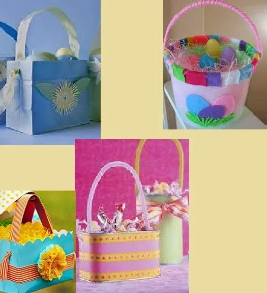 Todo Para Eventos: CANASTA O BOLSA PARA HUEVOS DE PASCUA.