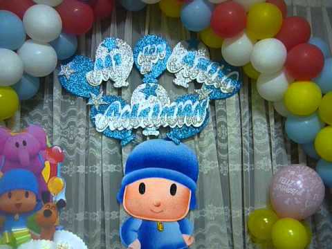 Eventos Especiales "DECORACIÓN DE POCOYO" - YouTube