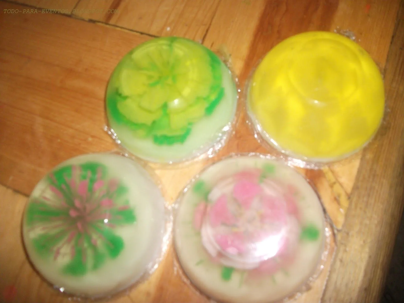 Todo Para Eventos: GELATINAS FLORALES.