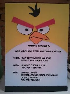 Todo Para Eventos: INVITACIONES DE ANGRY BIRDS. Todo Para Eventos: INVITACIONES DE ANGRY BIRDS.