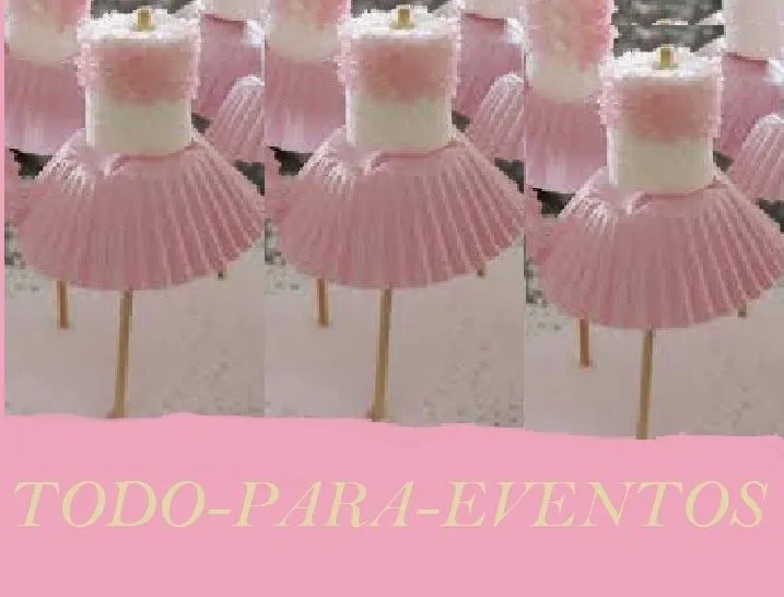 Todo Para Eventos: MESA DE DULCES FIESTA TEMÁTICA BALLET. Todo Para Eventos: MESA DE DULCES FIESTA TEMÁTICA BALLET.
