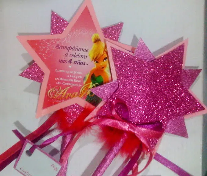 Events &amp; Crafts.: Birthday Tinkerbell Invitaciones
