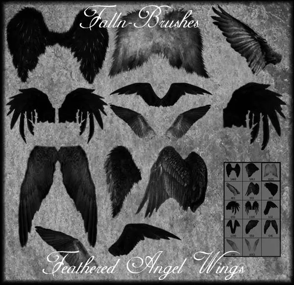 Everything resources photoshop: Brushes de Alas de Angel Everything resources photoshop: Brushes de Alas de Angel