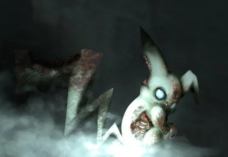 Evil Zombie Pikachu - 3D and CG & Abstract Background Wallpapers ...