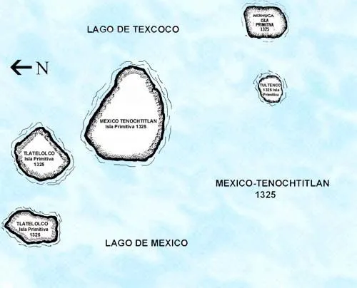 EVOLUCION DE TENOCHTITLAN Y DE LA CIUDAD DE MEXICO 1325-1968 ... y más EVOLUCION DE TENOCHTITLAN Y DE LA CIUDAD DE MEXICO 1325-1968 ... y más