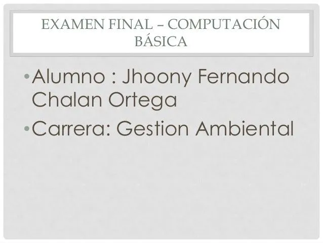 Examen de computacion primero de primaria - Imagui