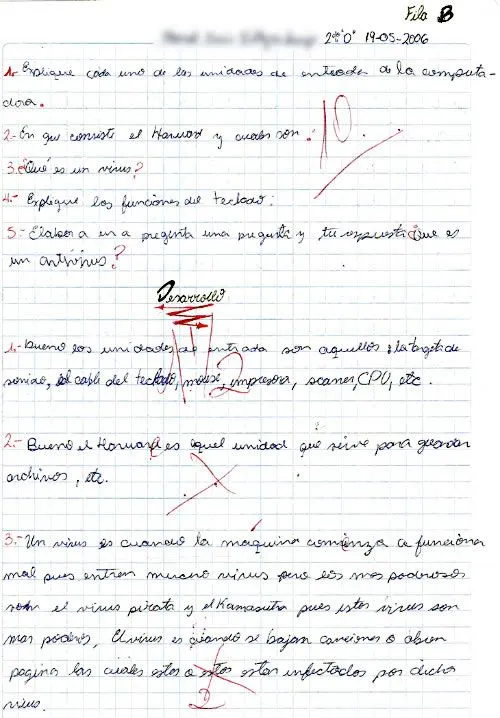 Examen de computación de colegio por Jordan