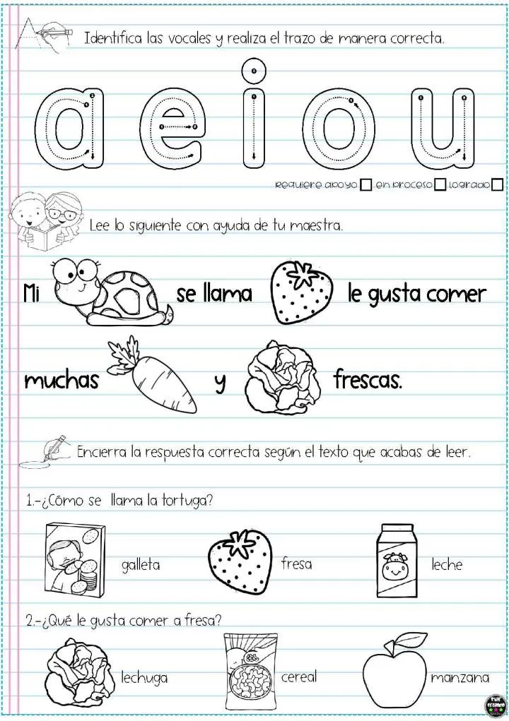 EXAMEN DE EVALUACIÓN PARA PREESCOLAR – Imagenes Educativas EXAMEN DE EVALUACIÓN PARA PREESCOLAR – Imagenes Educativas