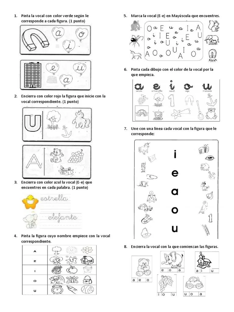 Examen Integral 1 | PDF | Vocal | Color