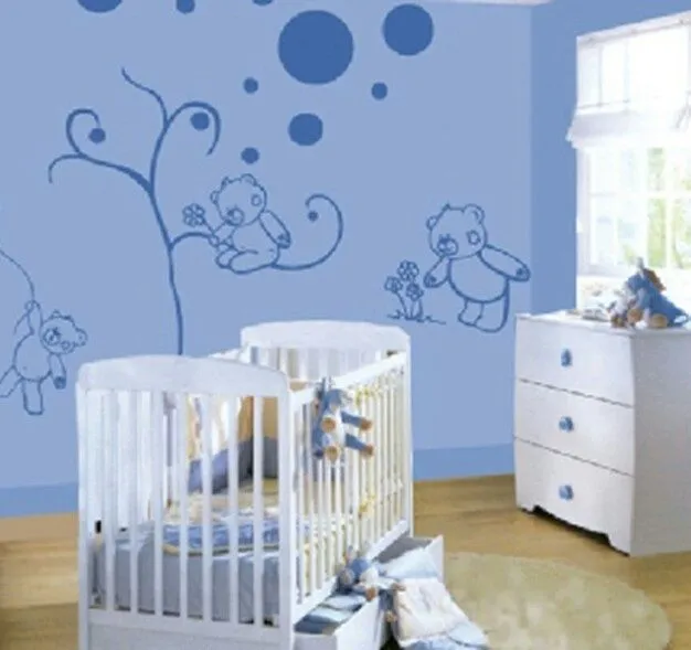 Una excelente idea para la decoracion del cuarto del bebe es usar ...
