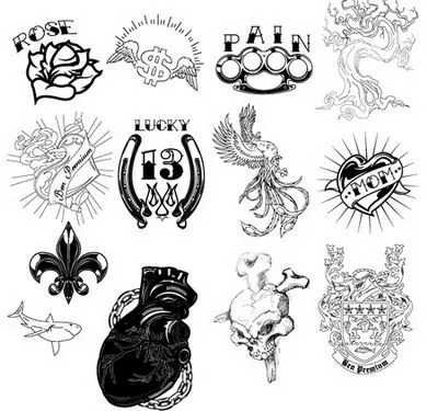 Excelentes diseños de Tatuajes en Vectorial Excelentes diseños de Tatuajes en Vectorial
