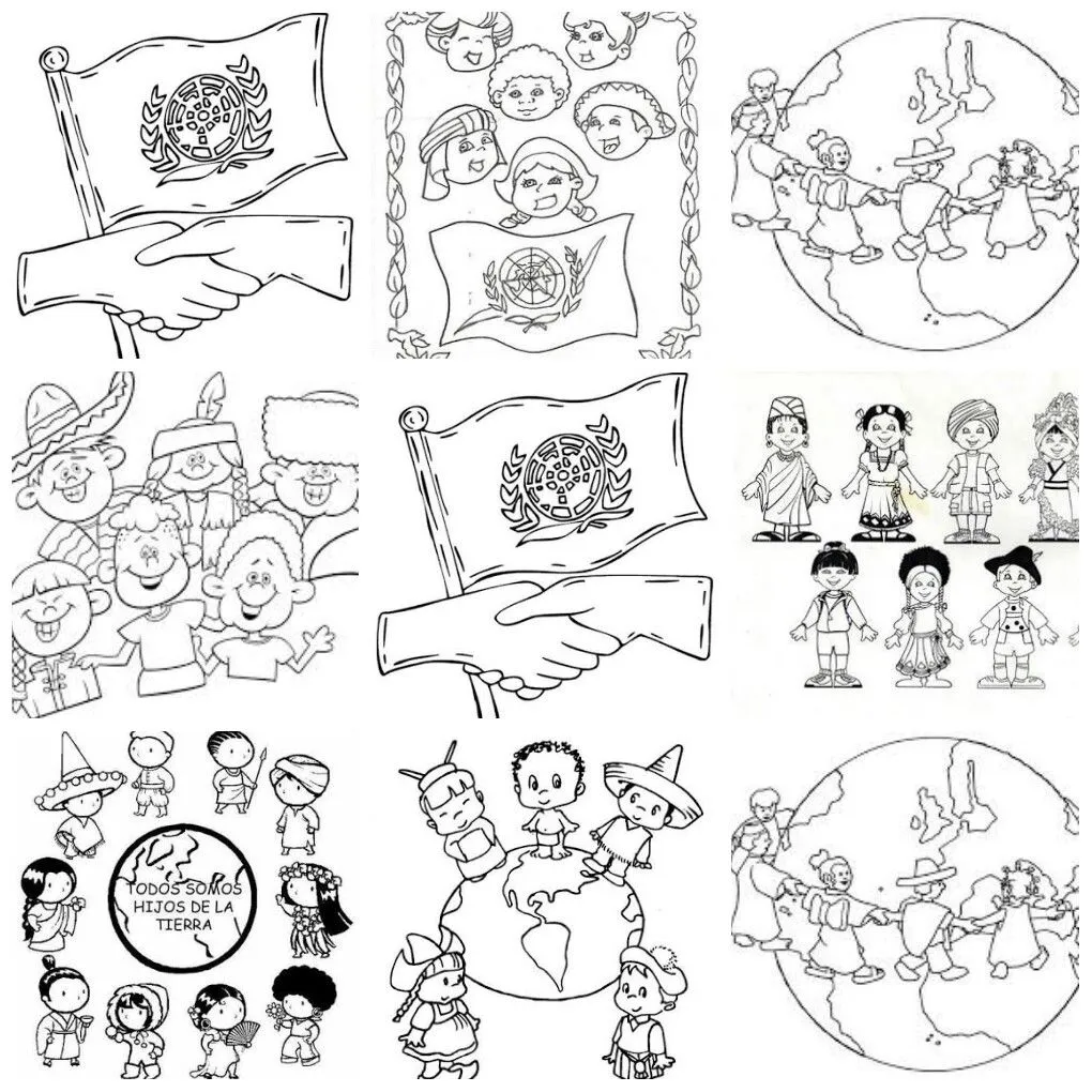 Excelentes imágenes para colorear en conmemoración al día de las naciones unidad ONU | Didáctica Educativa Excelentes imágenes para colorear en conmemoración al día de las naciones unidad ONU | Didáctica Educativa