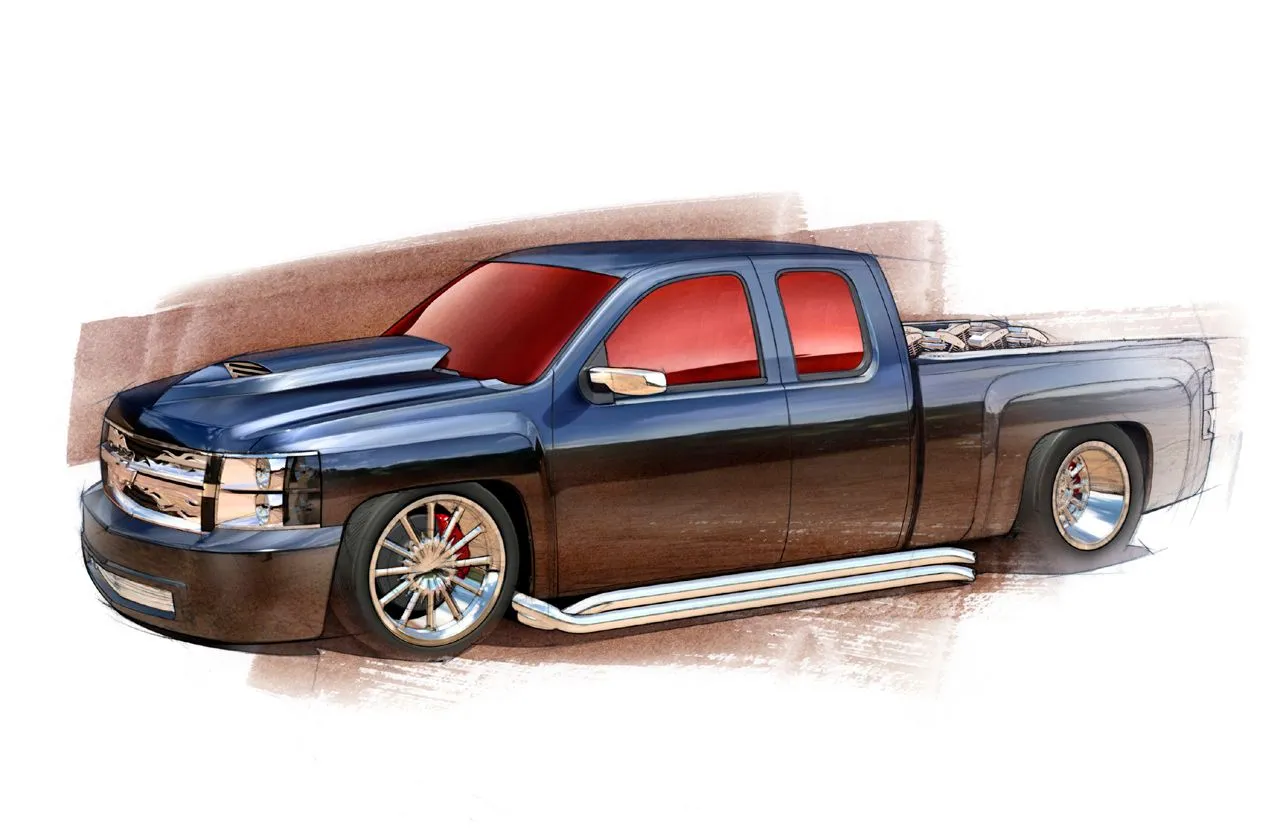 Este es un excelentisisimo dibujo de un auto.... Los colores bien ...