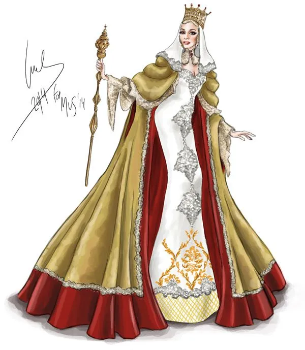 Exclusiva en hola.com: desvelamos el boceto del traje típico que ...