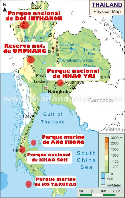 Excursiones en Tailandia, los 6 mejores parques naturales Excursiones en Tailandia, los 6 mejores parques naturales