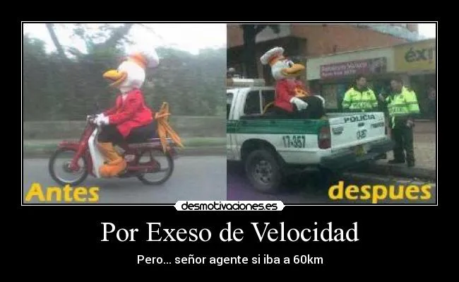 Por Exeso de Velocidad | Desmotivaciones